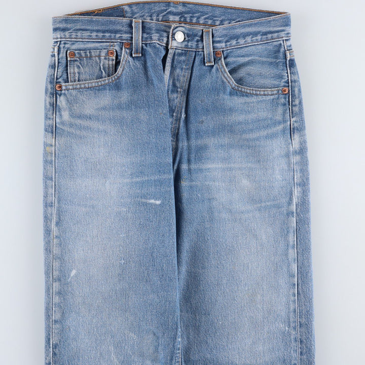 90'S Levi's 501-0000 Straight Denim Pants Made in USA Men's W30 Vintage cotton blue type Vintage Second Hand