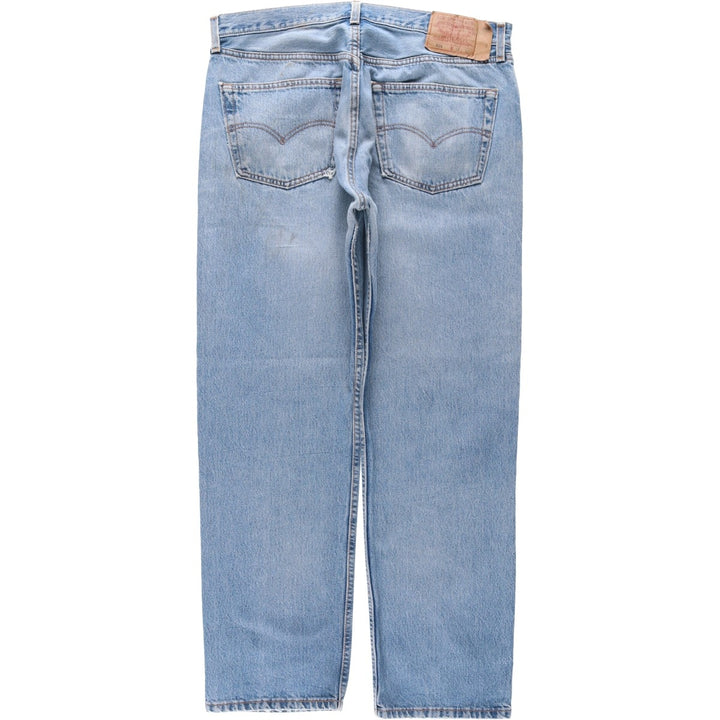 2000'S Levi's 501-0193 Straight Denim Pants, Made in USA, Men's Size W37 (approx.) cotton blue type Vintage Second Hand