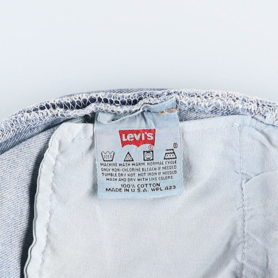 2000'S Levi's 501-0193 Straight Denim Pants, Made in USA, Men's Size W37 (approx.) cotton blue type Vintage Second Hand