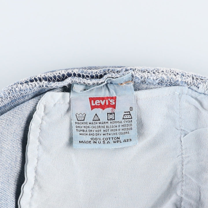 2000'S Levi's 501-0193 Straight Denim Pants, Made in USA, Men's Size W37 (approx.) cotton blue type Vintage Second Hand