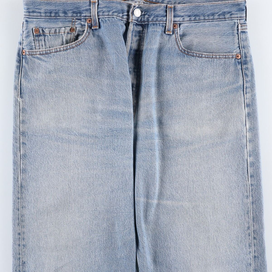2000'S Levi's 501-0193 Straight Denim Pants, Made in USA, Men's Size W37 (approx.) cotton blue type Vintage Second Hand
