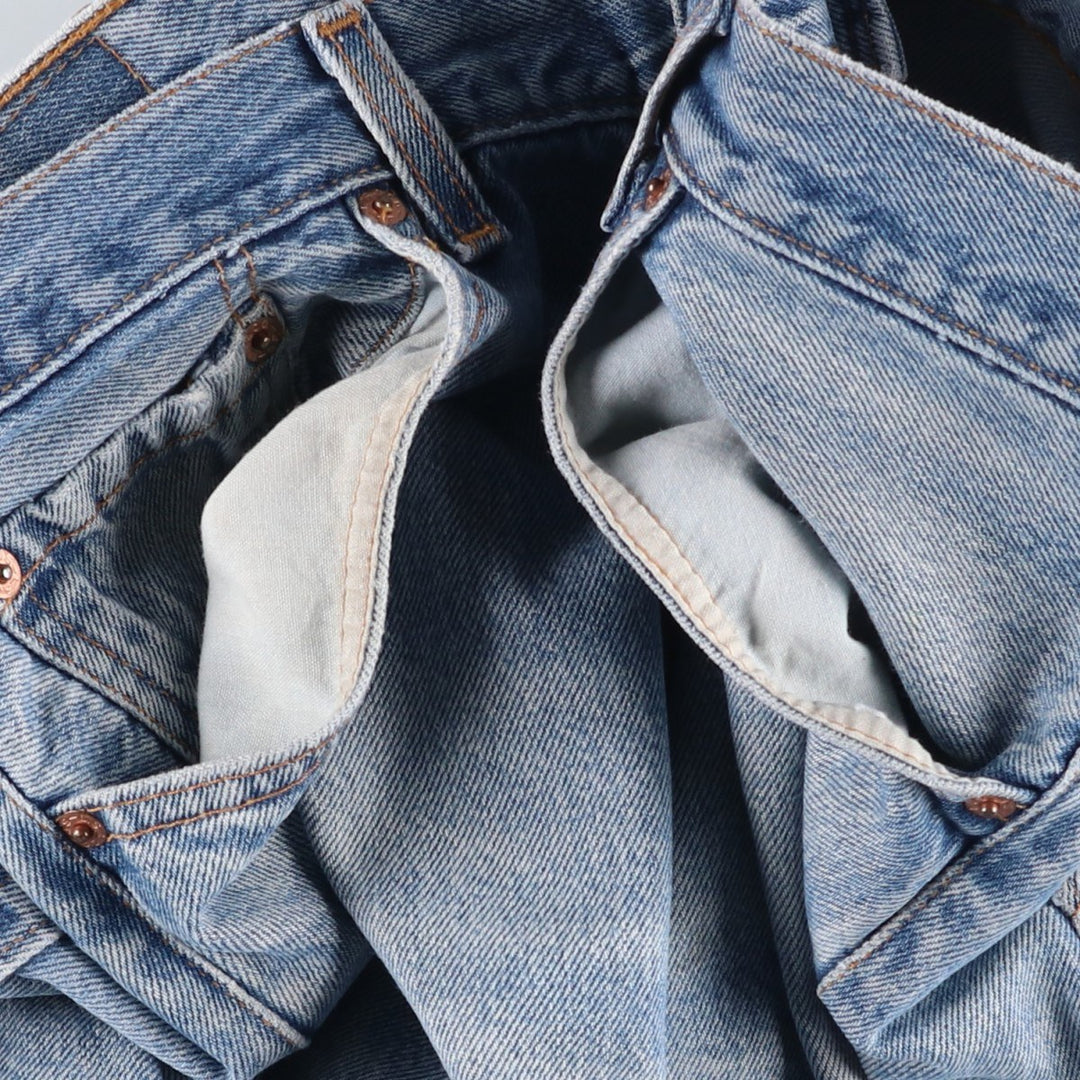 2000'S Levi's 501-0193 Straight Denim Pants, Made in USA, Men's Size W37 (approx.) cotton blue type Vintage Second Hand