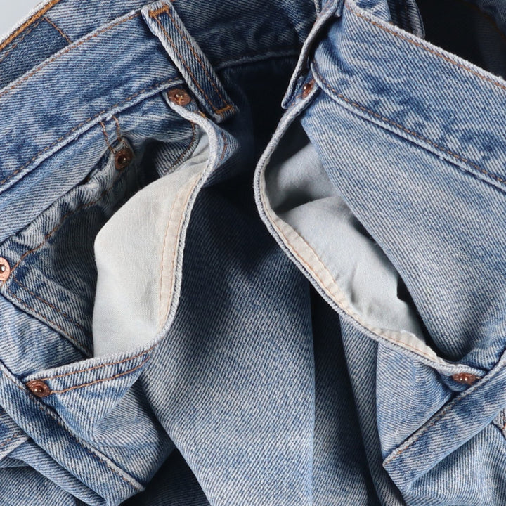 2000'S Levi's 501-0193 Straight Denim Pants, Made in USA, Men's Size W37 (approx.) cotton blue type Vintage Second Hand