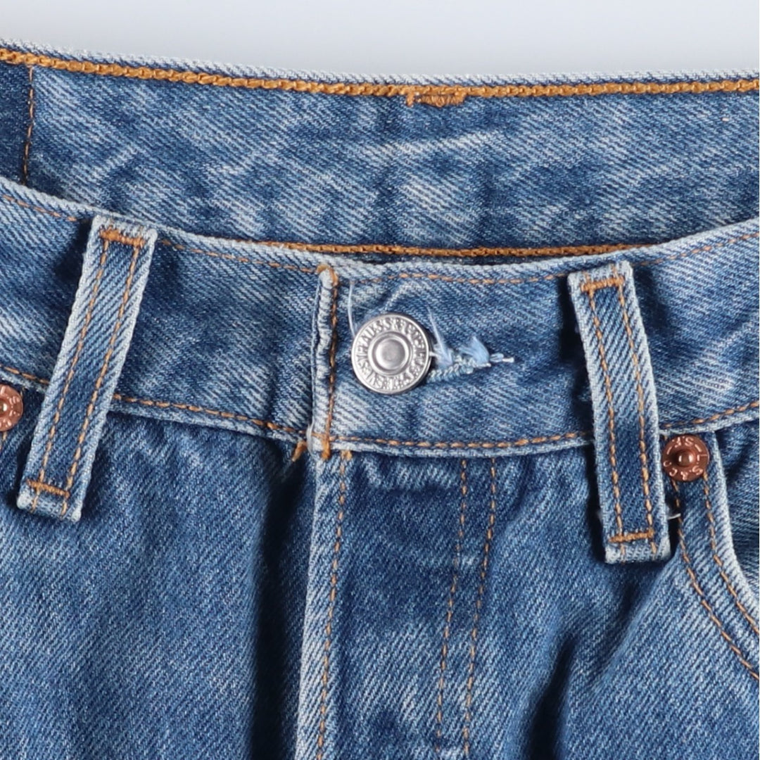 2000'S Levi's 501-0115 Straight Denim Pants, Made in USA, Men's Size W31 (approx.) cotton blue type Vintage Second Hand