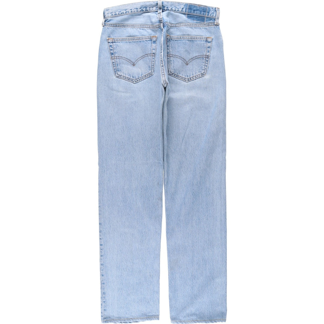 90'S Levi's 501-0193 Straight Denim Pants Made in USA Men's W32 Vintage cotton blue type Vintage Second Hand