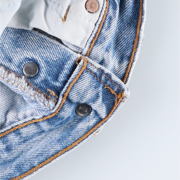 90'S Levi's 501-0193 Straight Denim Pants Made in USA Men's W32 Vintage cotton blue type Vintage Second Hand