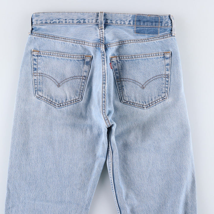 90'S Levi's 501-0193 Straight Denim Pants Made in USA Men's W32 Vintage cotton blue type Vintage Second Hand