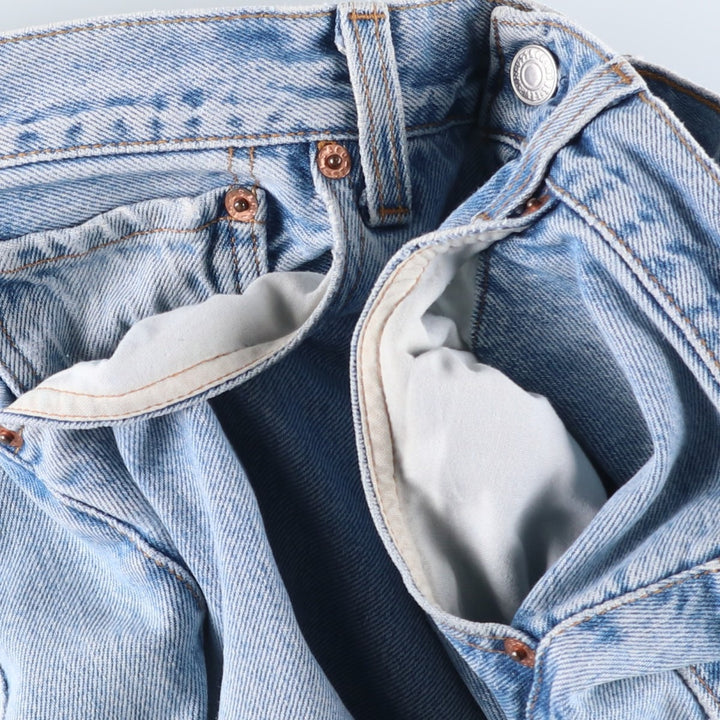 90'S Levi's 501-0193 Straight Denim Pants Made in USA Men's W32 Vintage cotton blue type Vintage Second Hand