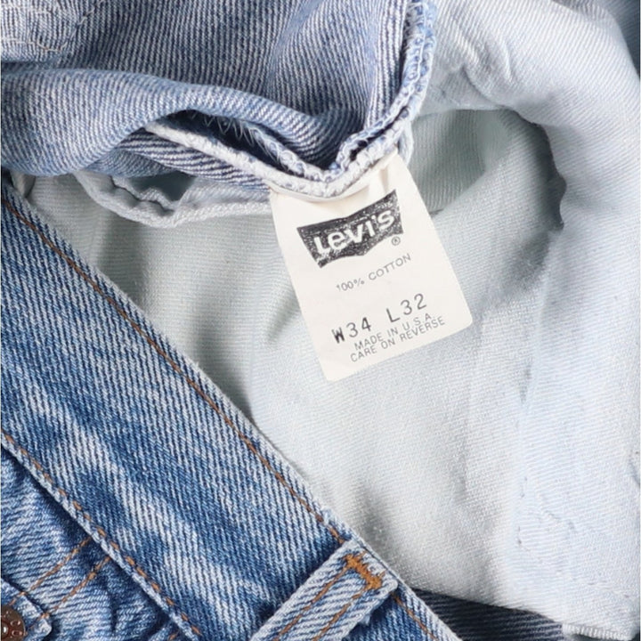 80s-90'S Levi's 501-0190 Straight Denim Pants, Made in USA, Men's W33 (approx.), Vintage cotton blue type Vintage Second Hand