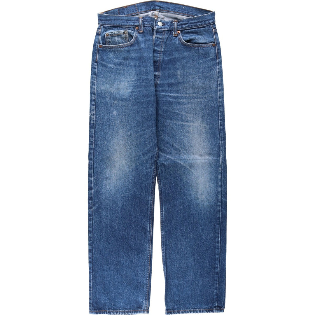 80s-90'S Levi's 501-0000 Straight Denim Pants, Made in USA, Men's Size W34 (approx.), Vintage cotton blue type Vintage Second Hand