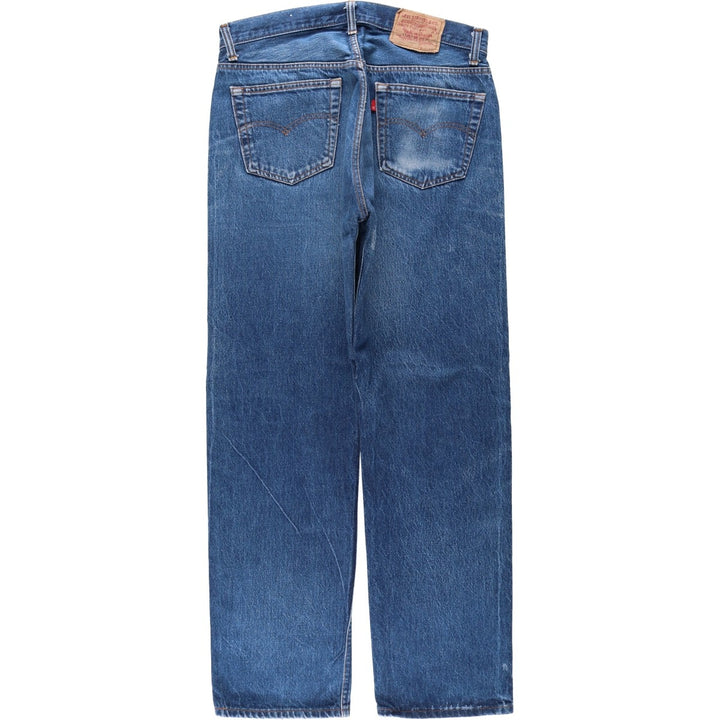80s-90'S Levi's 501-0000 Straight Denim Pants, Made in USA, Men's Size W34 (approx.), Vintage cotton blue type Vintage Second Hand
