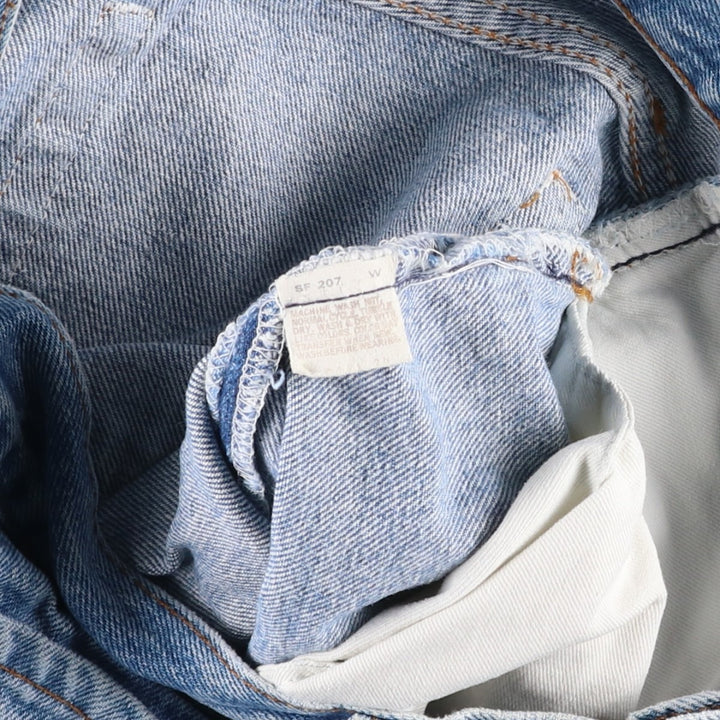 1980'S Levi's 501-0113 Straight Denim Pants, Men's Size W31 (approx.), Vintage unclear blue type Vintage Second Hand