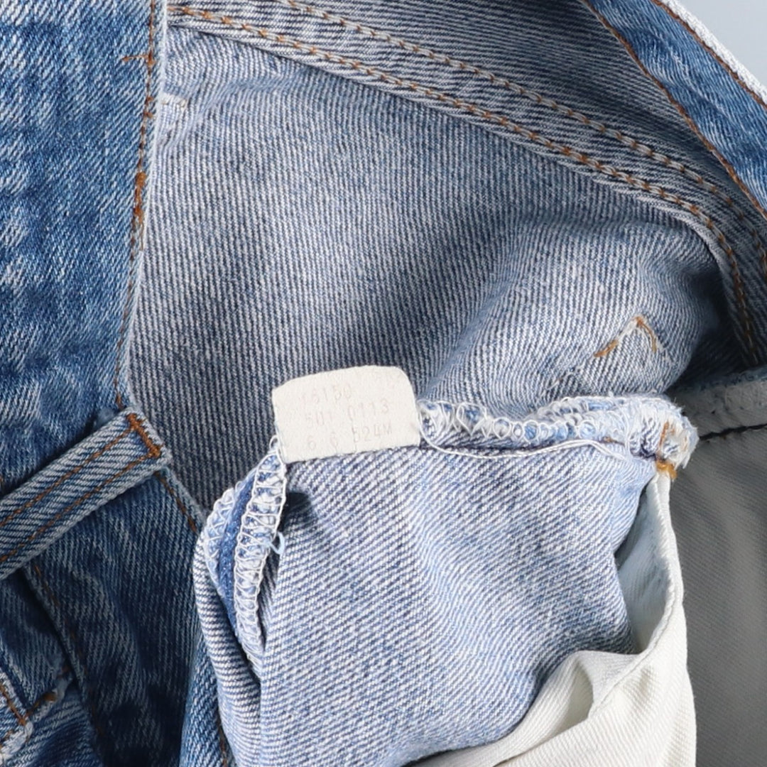 1980'S Levi's 501-0113 Straight Denim Pants, Men's Size W31 (approx.), Vintage unclear blue type Vintage Second Hand