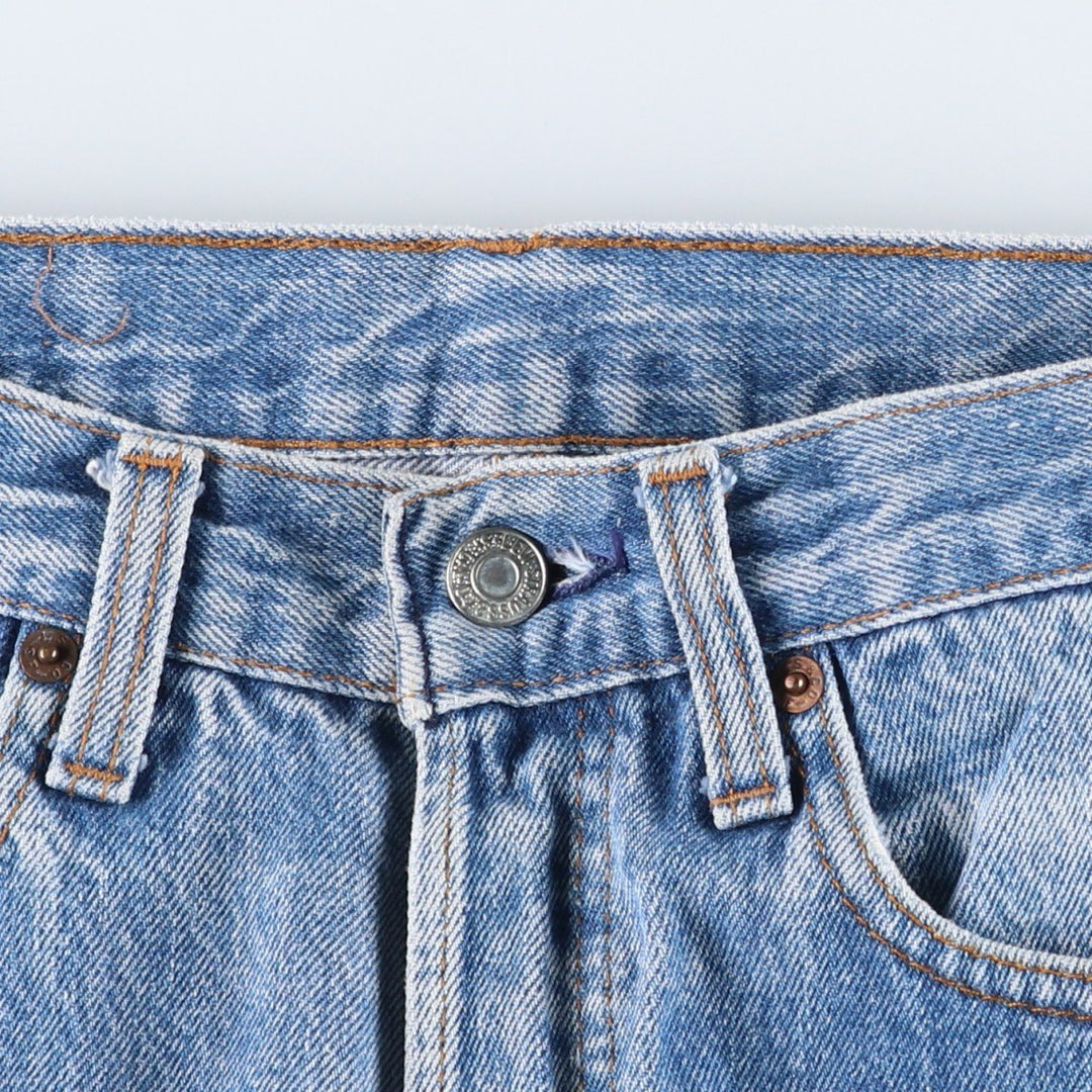 1980'S Levi's 501-0113 Straight Denim Pants, Men's Size W31 (approx.), Vintage unclear blue type Vintage Second Hand