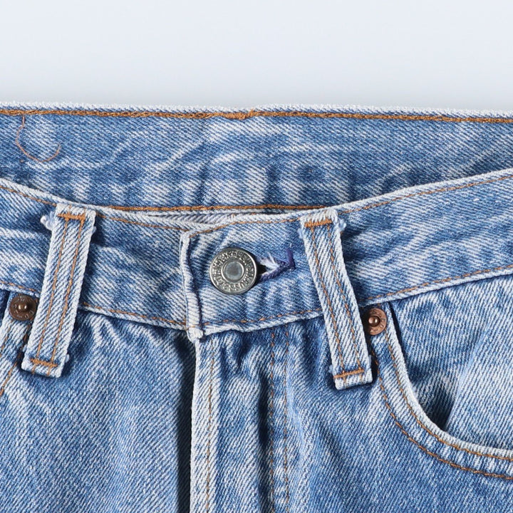 1980'S Levi's 501-0113 Straight Denim Pants, Men's Size W31 (approx.), Vintage unclear blue type Vintage Second Hand