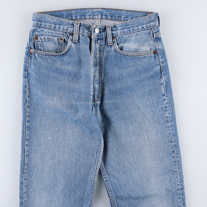 1980'S Levi's 501-0113 Straight Denim Pants, Men's Size W31 (approx.), Vintage unclear blue type Vintage Second Hand