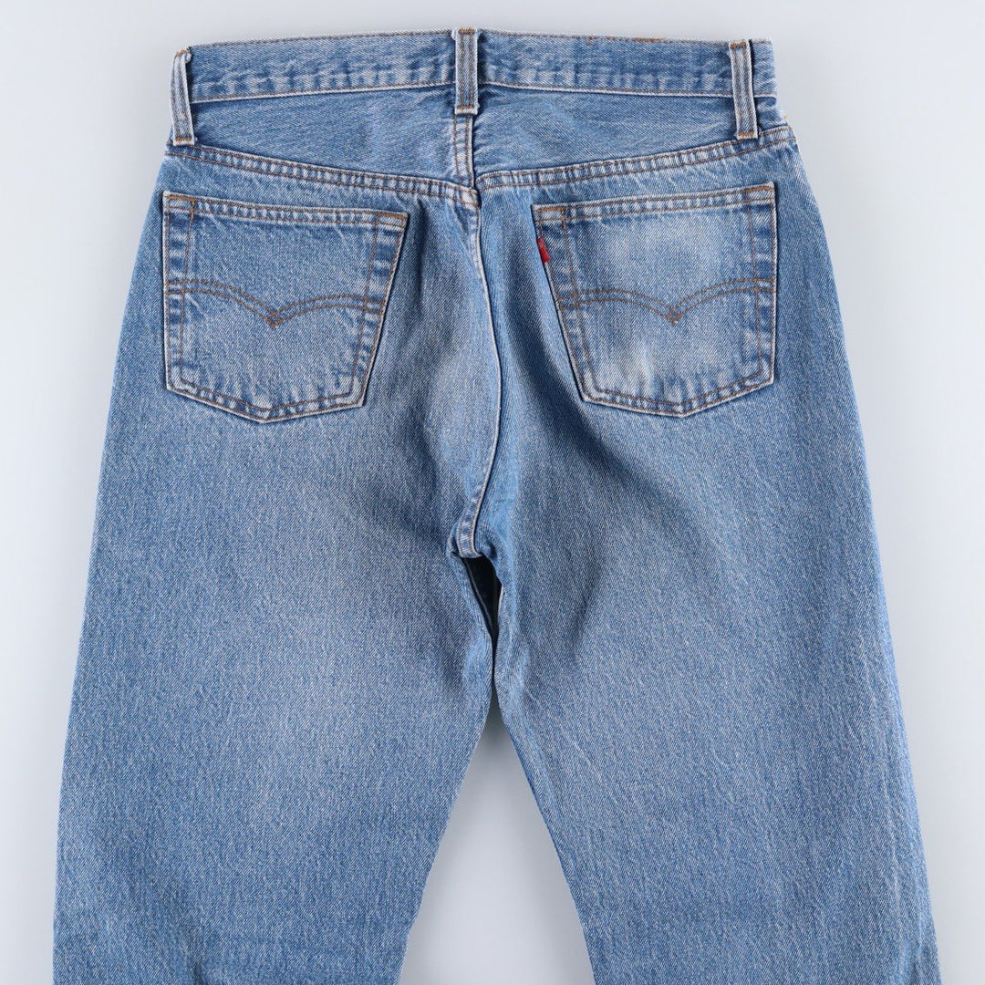 1980'S Levi's 501-0113 Straight Denim Pants, Men's Size W31 (approx.), Vintage unclear blue type Vintage Second Hand