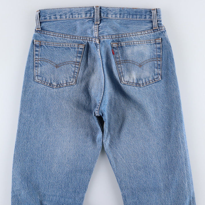 1980'S Levi's 501-0113 Straight Denim Pants, Men's Size W31 (approx.), Vintage unclear blue type Vintage Second Hand