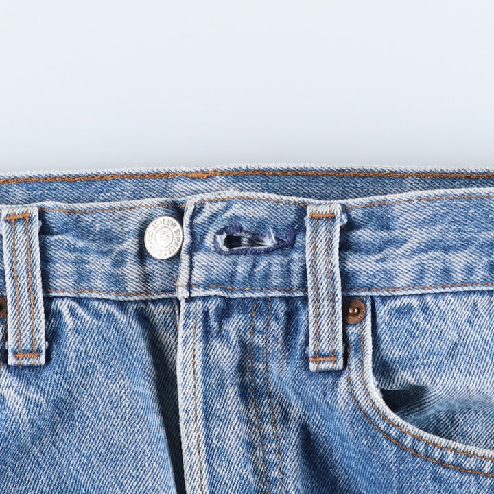1980'S Levi's 501-0113 Straight Denim Pants, Men's Size W31 (approx.), Vintage unclear blue type Vintage Second Hand