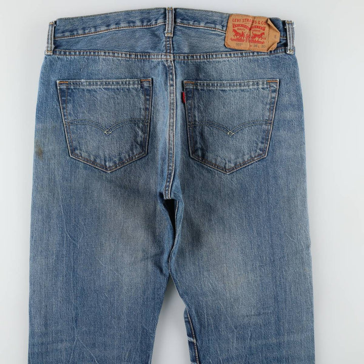 Levi's 501 straight denim pants for men, size W36 cotton blue type Vintage Second Hand