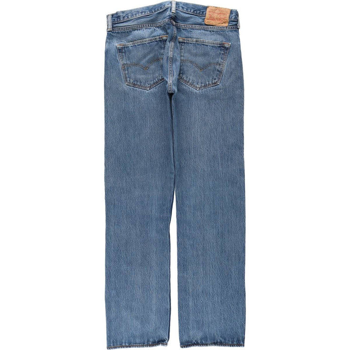 Levi's 501 straight denim pants for men, size W34 unclear blue type Vintage Second Hand