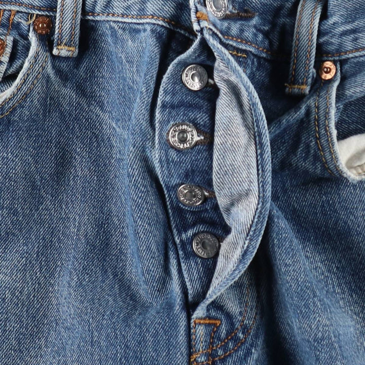 Levi's 501 straight denim pants for men, size W34 unclear blue type Vintage Second Hand