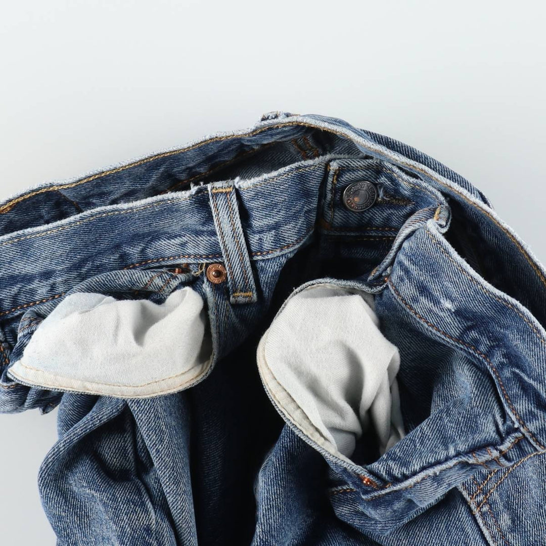 Levi's 501 straight denim pants for men, size W34 unclear blue type Vintage Second Hand