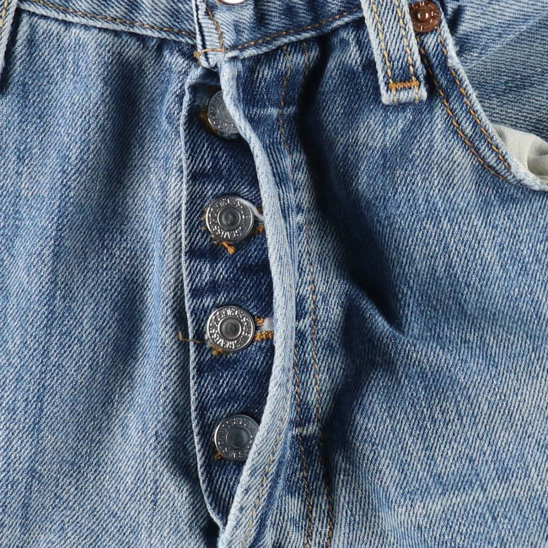 Levi's 501 straight denim pants for men, size W32 cotton blue type Vintage Second Hand
