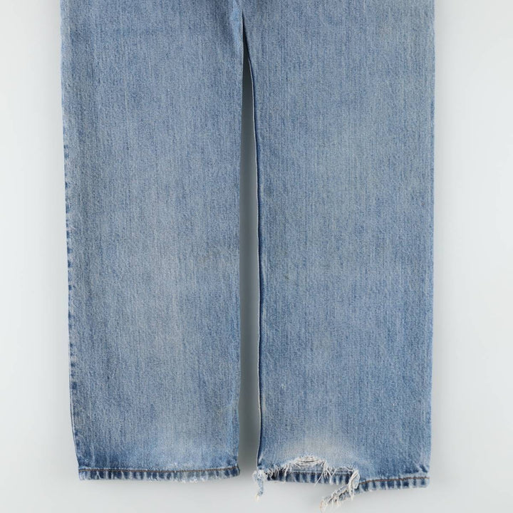 Levi's 501 straight denim pants for men, size W32 cotton blue type Vintage Second Hand