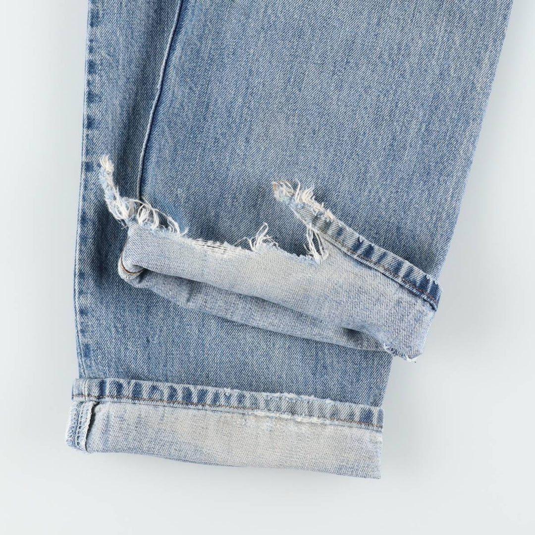 Levi's 501 straight denim pants for men, size W32 cotton blue type Vintage Second Hand