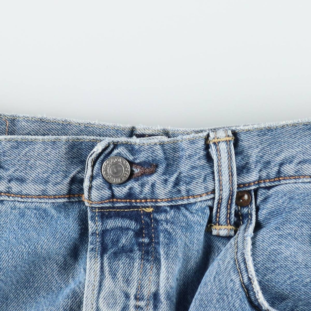 Levi's 501 CT Straight Denim Pants, Men's Size W35 (approx.) cotton blue type Vintage Second Hand