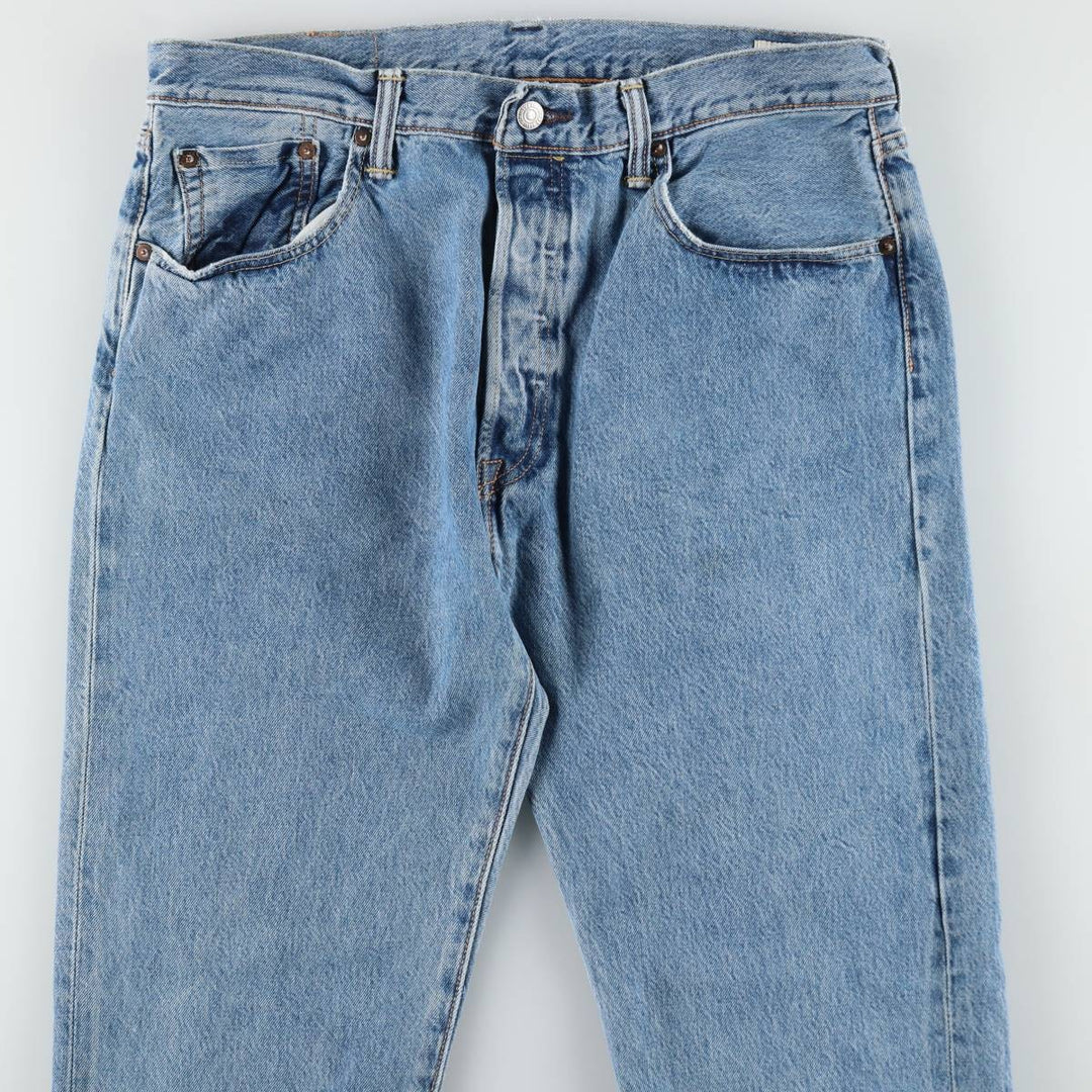 Levi's 501 CT Straight Denim Pants, Men's Size W35 (approx.) cotton blue type Vintage Second Hand