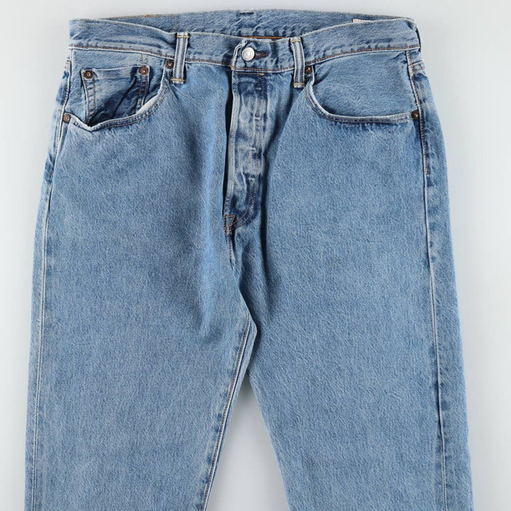 Levi's 501 CT Straight Denim Pants, Men's Size W35 (approx.) cotton blue type Vintage Second Hand