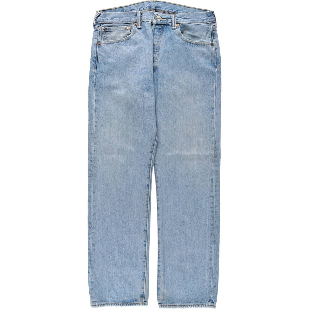 Levi's 501 straight denim pants for men, size W34 cotton blue type Vintage Second Hand