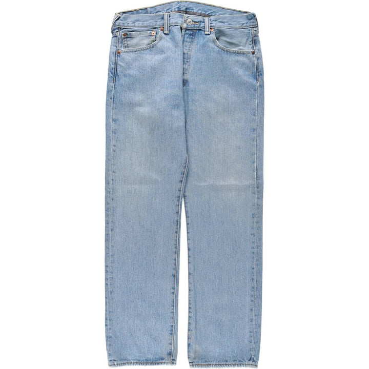 Levi's 501 straight denim pants for men, size W34 cotton blue type Vintage Second Hand