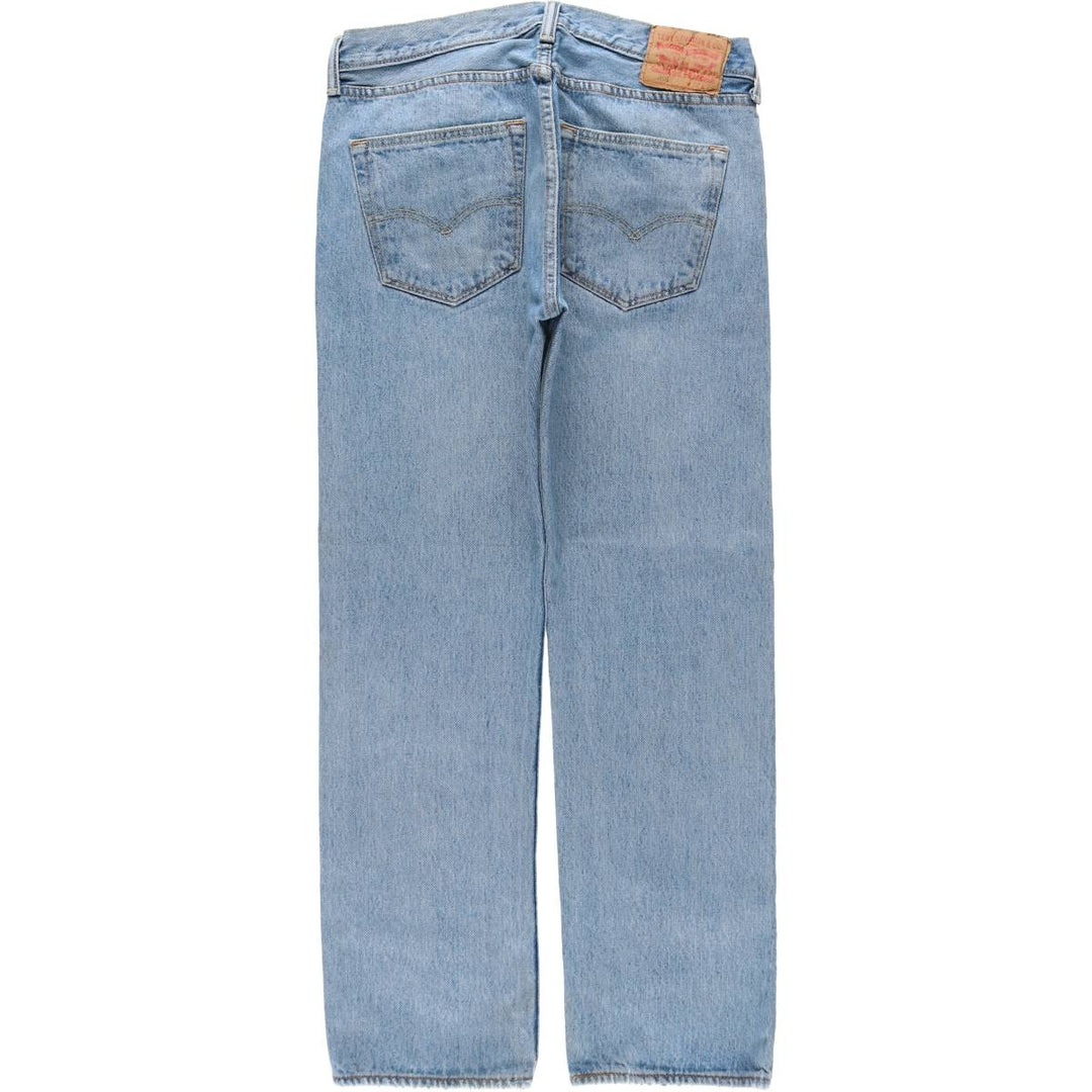 Levi's 501 straight denim pants for men, size W34 cotton blue type Vintage Second Hand