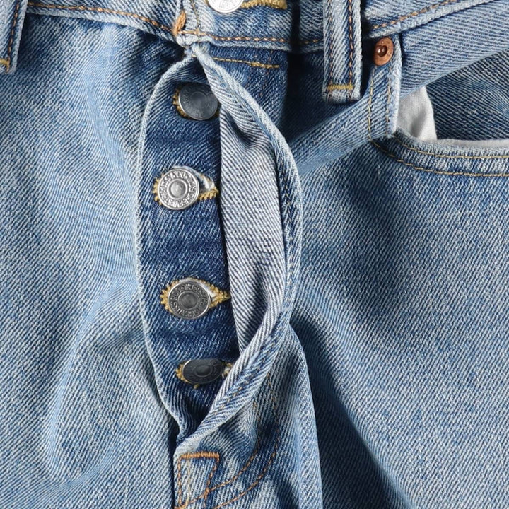 Levi's 501 straight denim pants for men, size W34 cotton blue type Vintage Second Hand