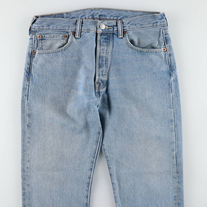 Levi's 501 straight denim pants for men, size W34 cotton blue type Vintage Second Hand