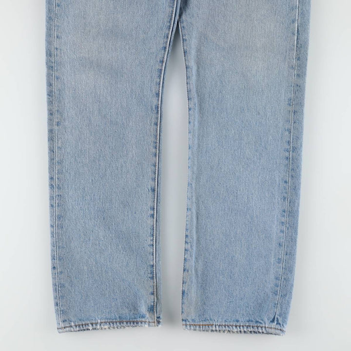 Levi's 501 straight denim pants for men, size W34 cotton blue type Vintage Second Hand