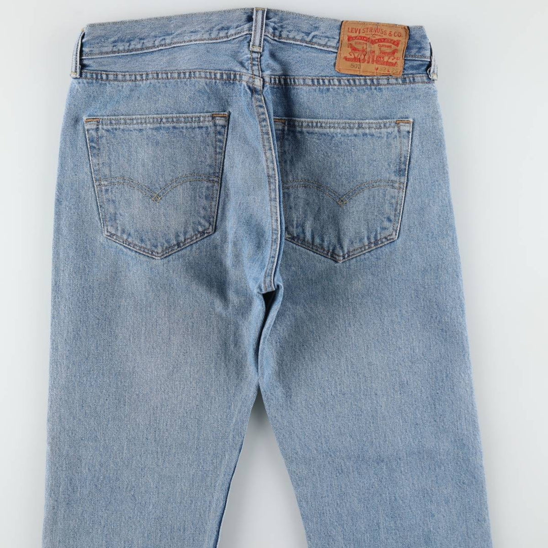 Levi's 501 straight denim pants for men, size W34 cotton blue type Vintage Second Hand