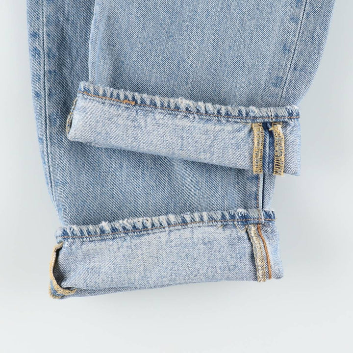 Levi's 501 straight denim pants for men, size W34 cotton blue type Vintage Second Hand