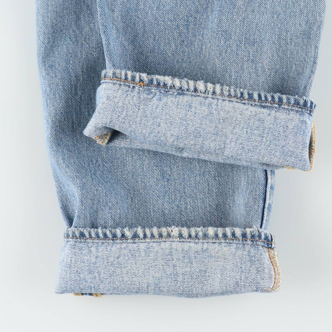 Levi's 501 straight denim pants for men, size W34 cotton blue type Vintage Second Hand