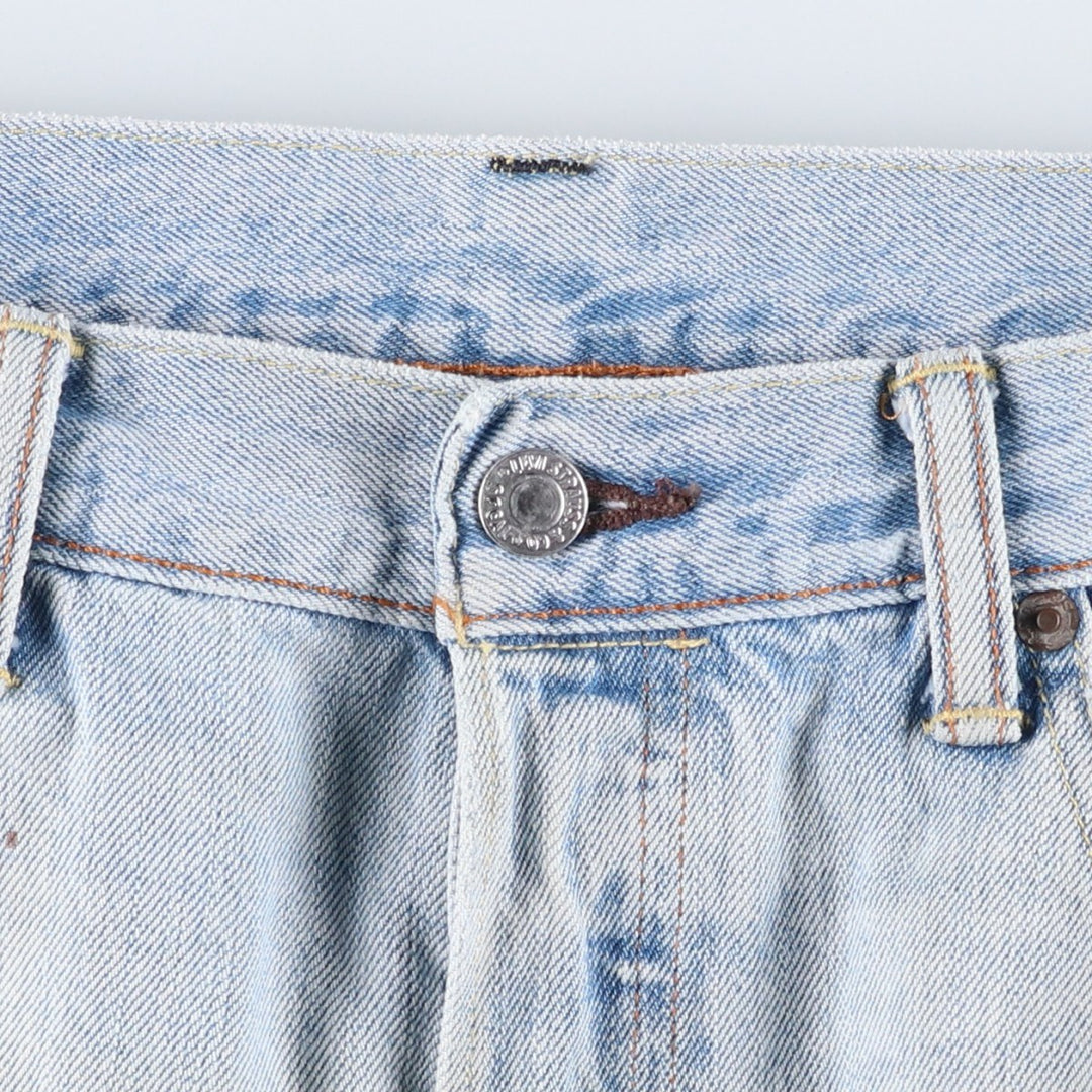 Levi's 501 straight denim pants for men, size W35 cotton Blue type light blue Vintage Second Hand