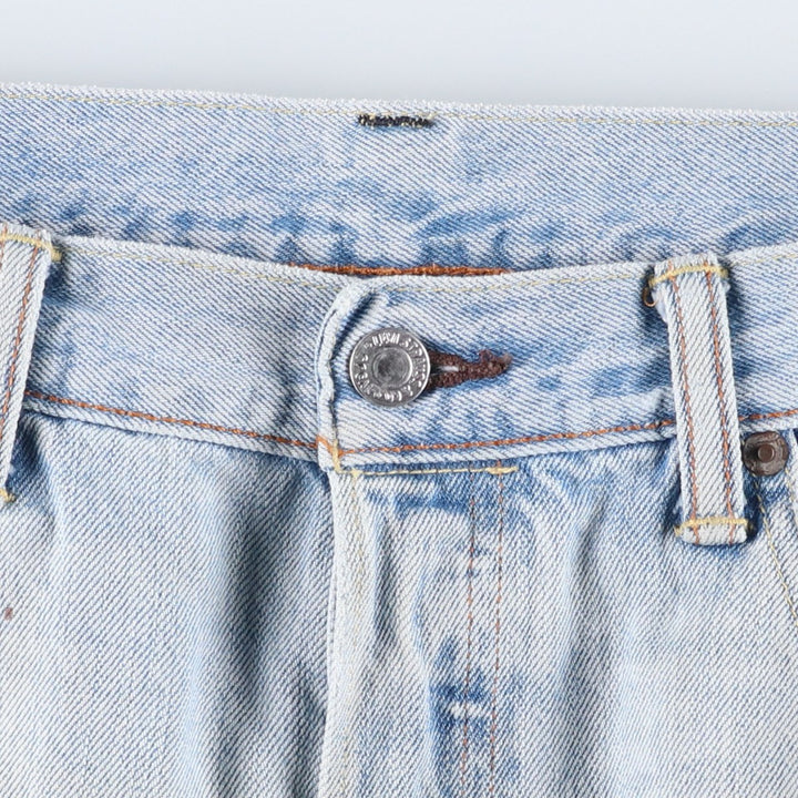 Levi's 501 straight denim pants for men, size W35 cotton Blue type light blue Vintage Second Hand