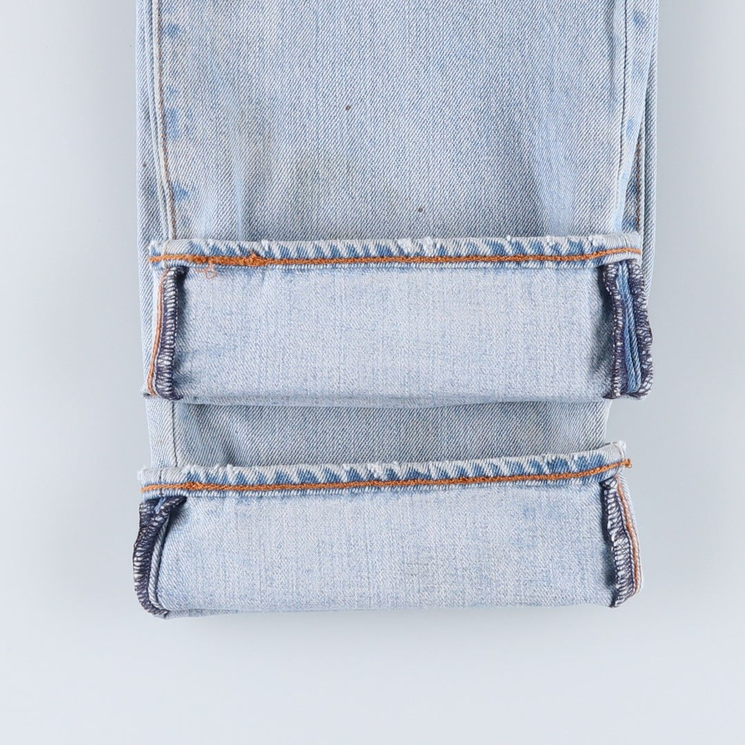 Levi's 501 straight denim pants for men, size W35 cotton Blue type light blue Vintage Second Hand