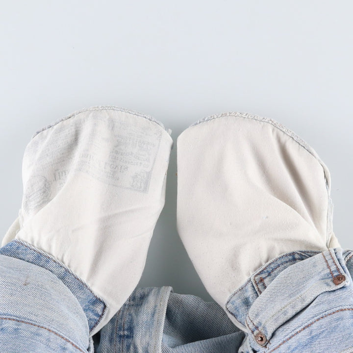 Levi's 501 straight denim pants for men, size W35 cotton Blue type light blue Vintage Second Hand