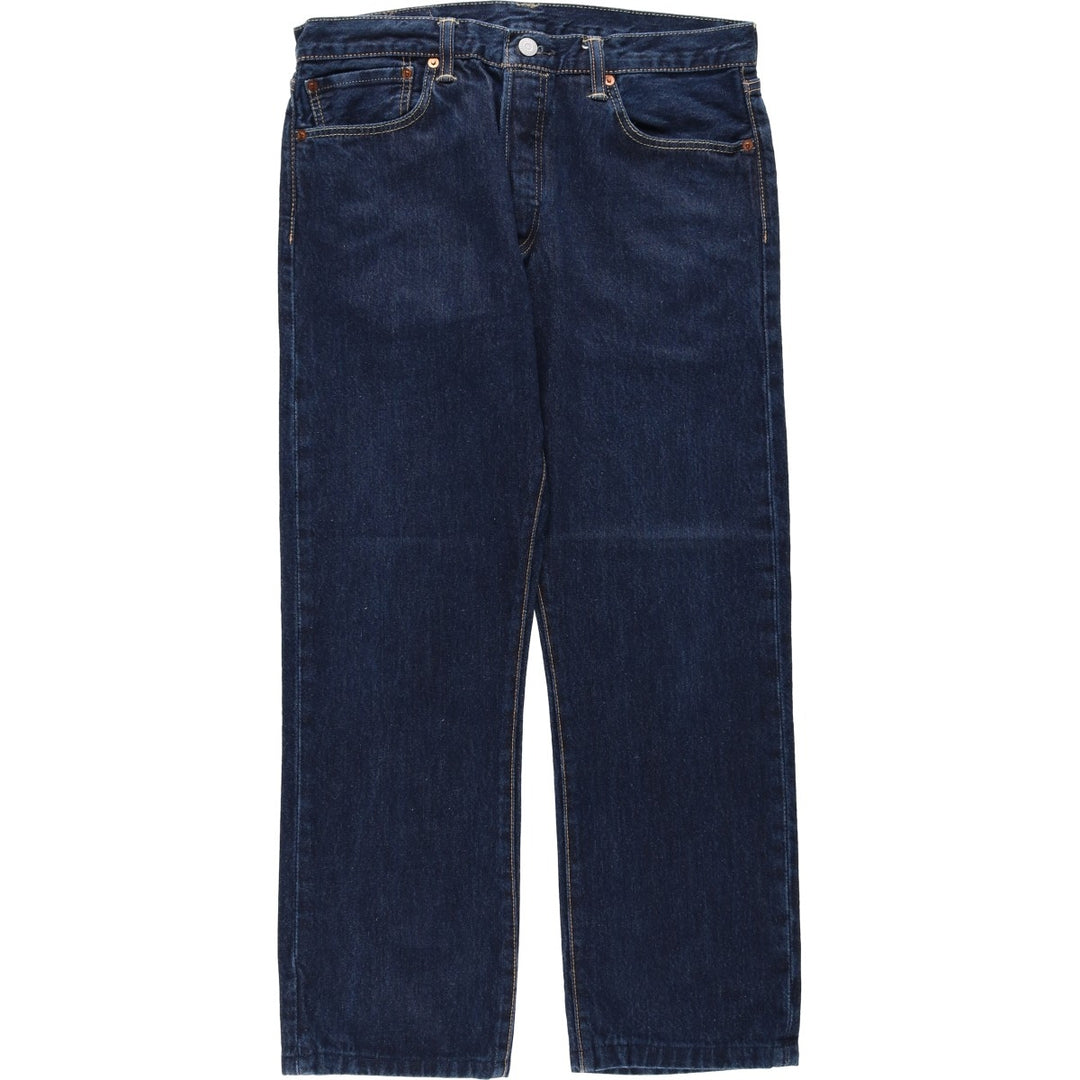 Levi's 501 straight denim pants for men, size W34 cotton blue type Vintage Second Hand