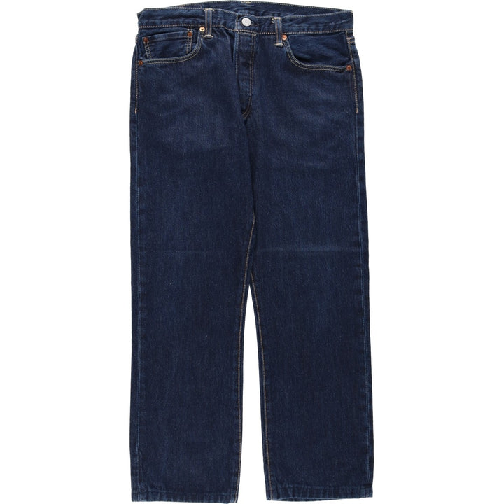 Levi's 501 straight denim pants for men, size W34 cotton blue type Vintage Second Hand