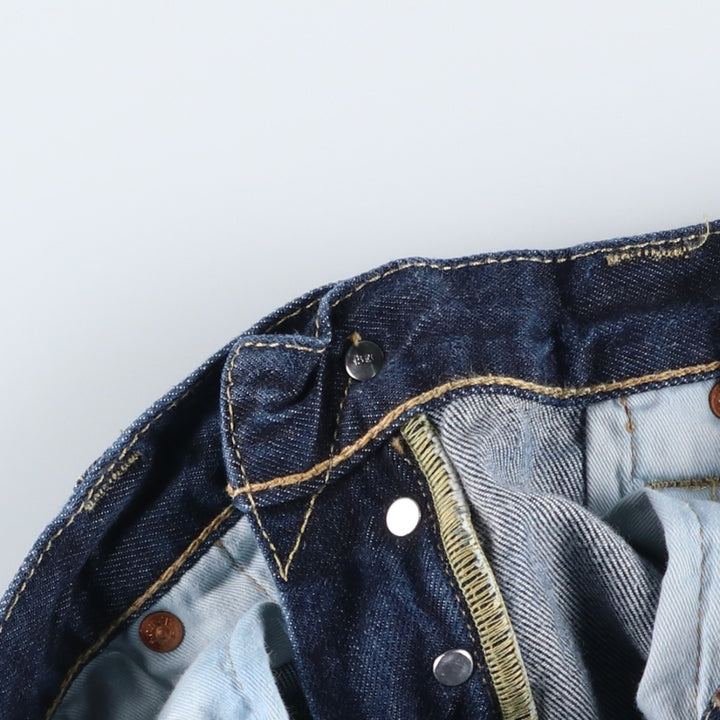 Levi's 501 straight denim pants for men, size W34 cotton blue type Vintage Second Hand
