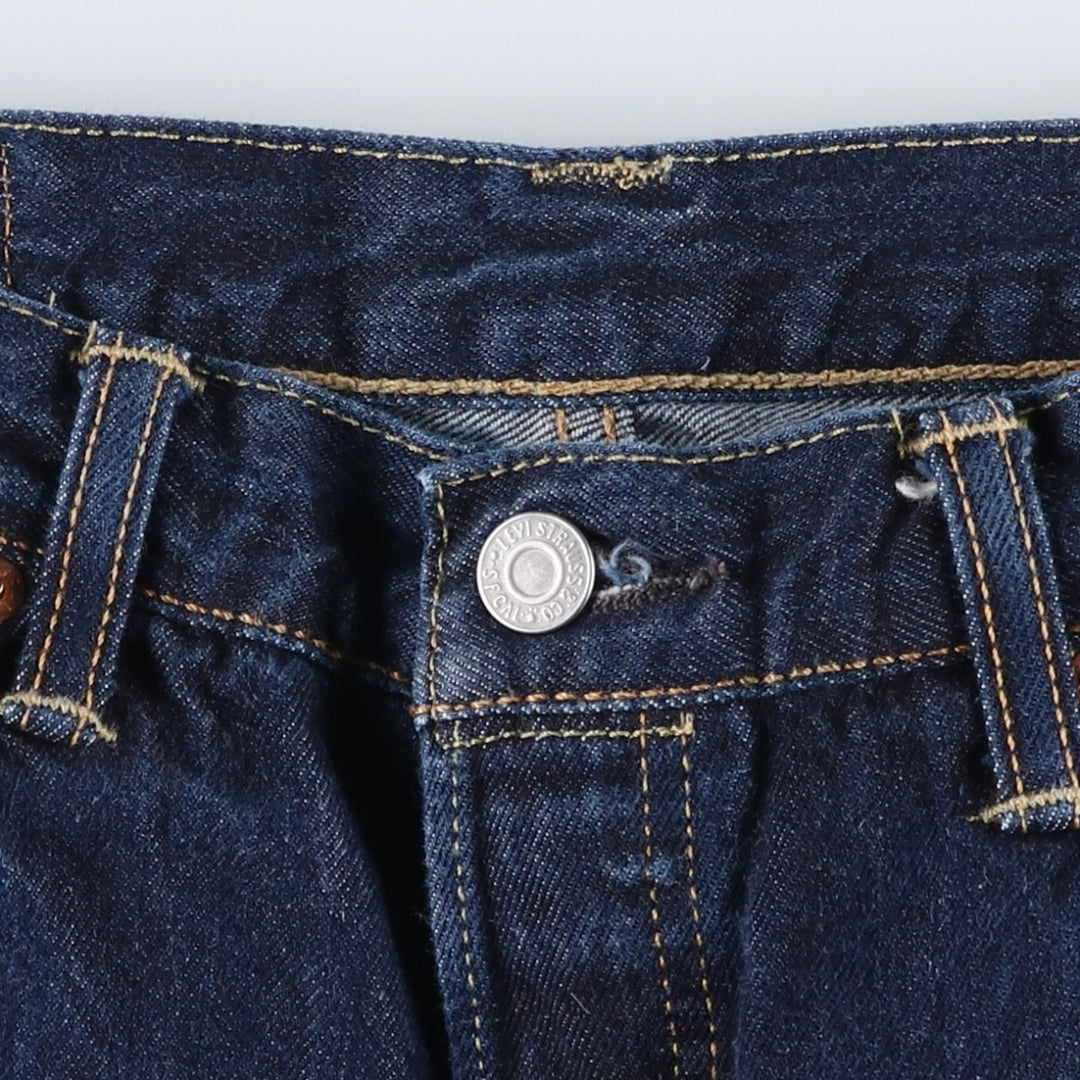 Levi's 501 straight denim pants for men, size W34 cotton blue type Vintage Second Hand